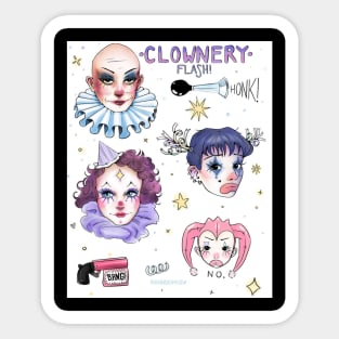 clownery Sticker